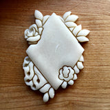Floral Diamond Cookie Cutter/Dishwasher Safe