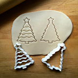 Set of 2 Christmas Tree with Star Cookie Cutters/Dishwasher Safe