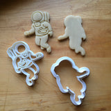 Set of 2 Astronaut Cookie Cutters/Dishwasher Safe