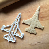 Set of 2 Multirole F-16 Fighter Jet Cookie Cutters/Multi-Size/Dishwasher Safe