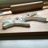 Set of 2 Multirole F-16 Fighter Jet Cookie Cutters/Multi-Size/Dishwasher Safe