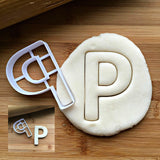 Letter P Cookie Cutter/Dishwasher Safe