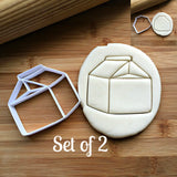 Set of 2 Milk Carton Cookie Cutters/Dishwasher Safe