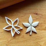 Set of 2 Buckeye Leaf Cookie Cutters/Dishwasher Safe