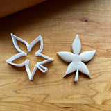Set of 2 Buckeye Leaf Cookie Cutters/Dishwasher Safe