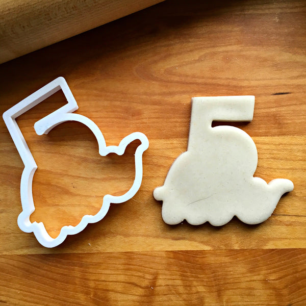 Lettered Number 5 Cookie Cutter/Dishwasher Safe