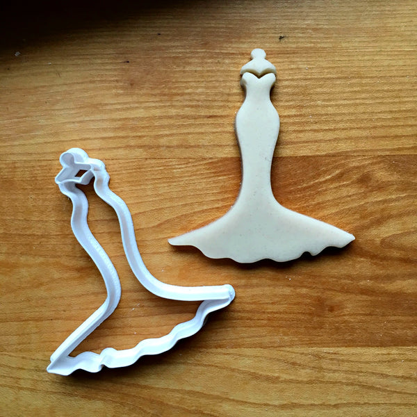 fitted lace wedding dress Wedding Dress on Hanger Cookie Cutter/Dishwasher Safe