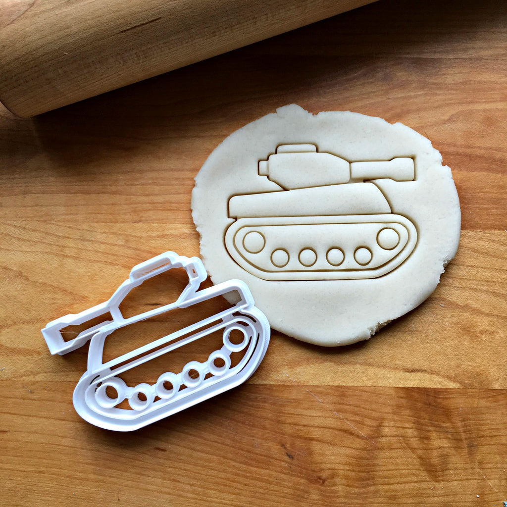Army Tank Cookie Cutter/Multi-Size/Dishwasher Safe