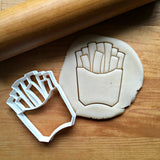 Hamburger, Hotdog, French Fries Set of 3 Cookie Cutter/Dishwasher Safe