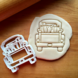 Pumpkin Pickup Truck with Tailgate Cookie Cutter/Dishwasher Safe