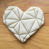 Geometric Heart Cookie Cutter/Dishwasher Safe