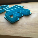 Set of 4 LOVE Cookie Cutters/Dishwasher Safe
