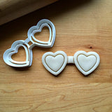 Heart Shaped Glasses Cookie Cutter/Dishwasher Safe