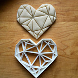 Geometric Heart Cookie Cutter/Dishwasher Safe