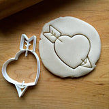 Heart with Arrow Cookie Cutter/Dishwasher Safe