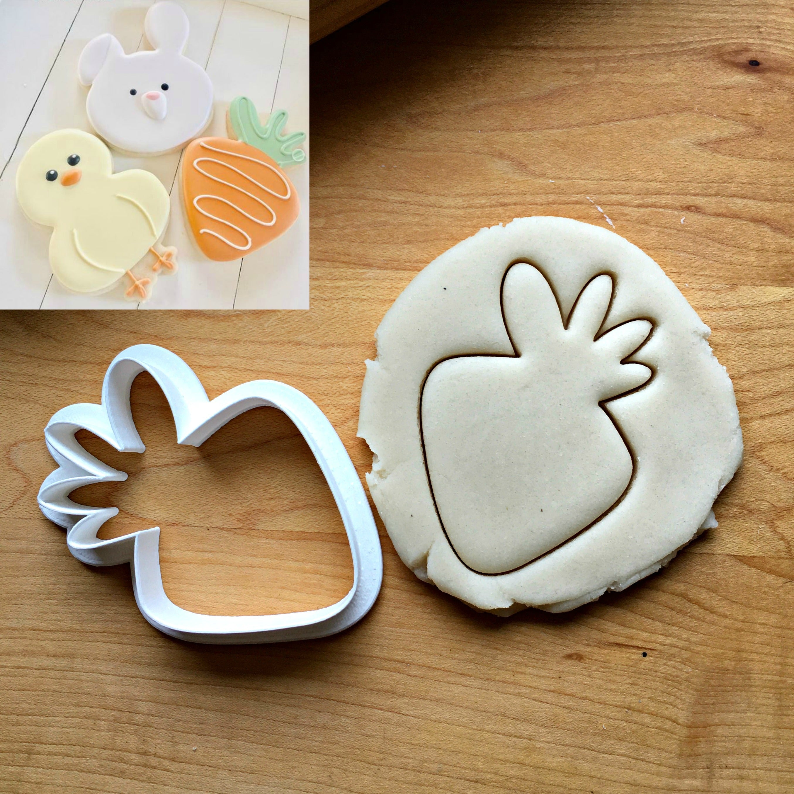 Carrot/Strawberry Cookie Cutter/Dishwasher Safe