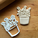 Flower Pot Cookie Cutter/Dishwasher Safe