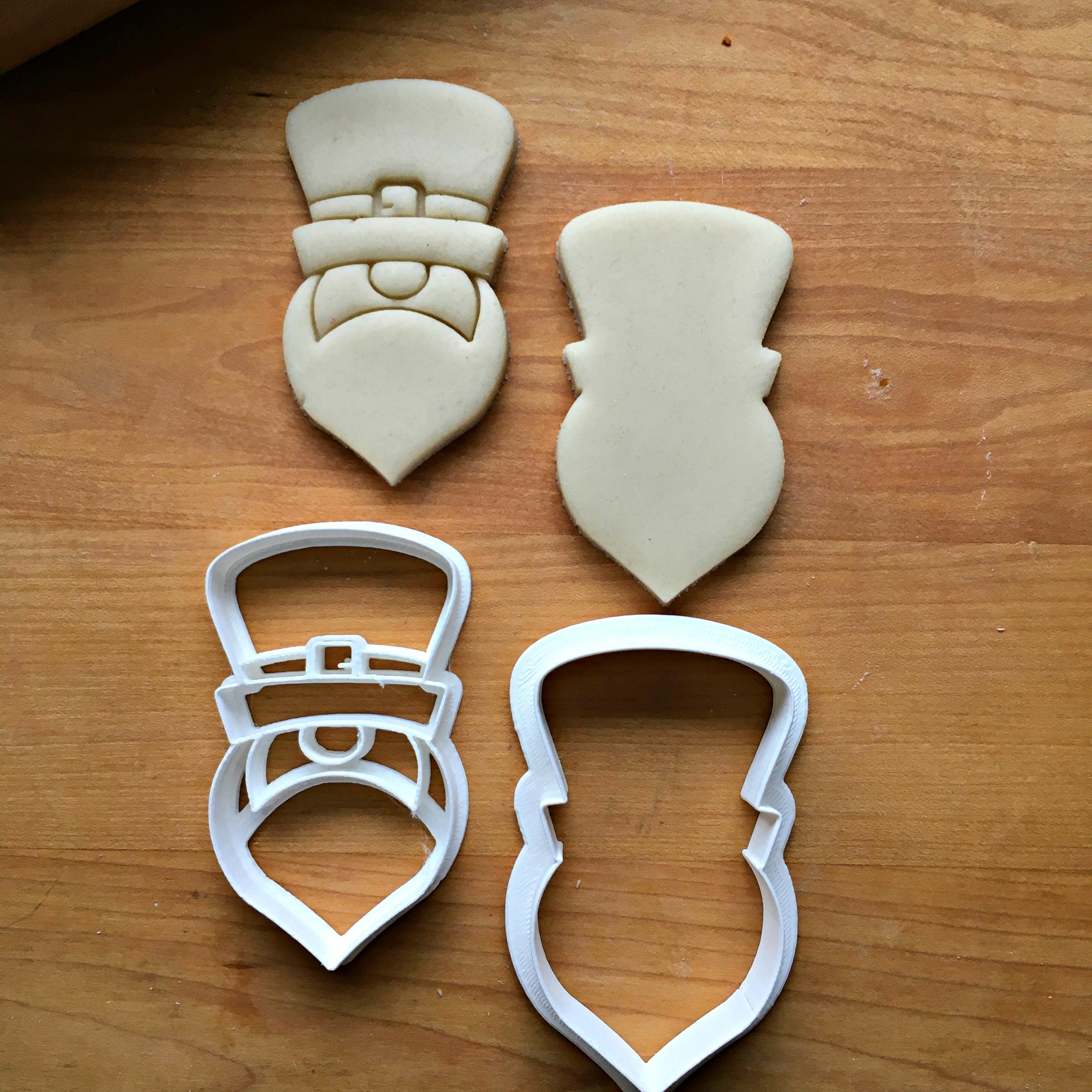 Set of 2 Leprechaun Face Cookie Cutters/Dishwasher Safe