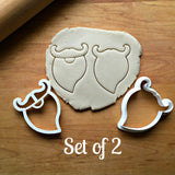 Set of 2 Leprechaun Beard Cookie Cutters/Dishwasher Safe