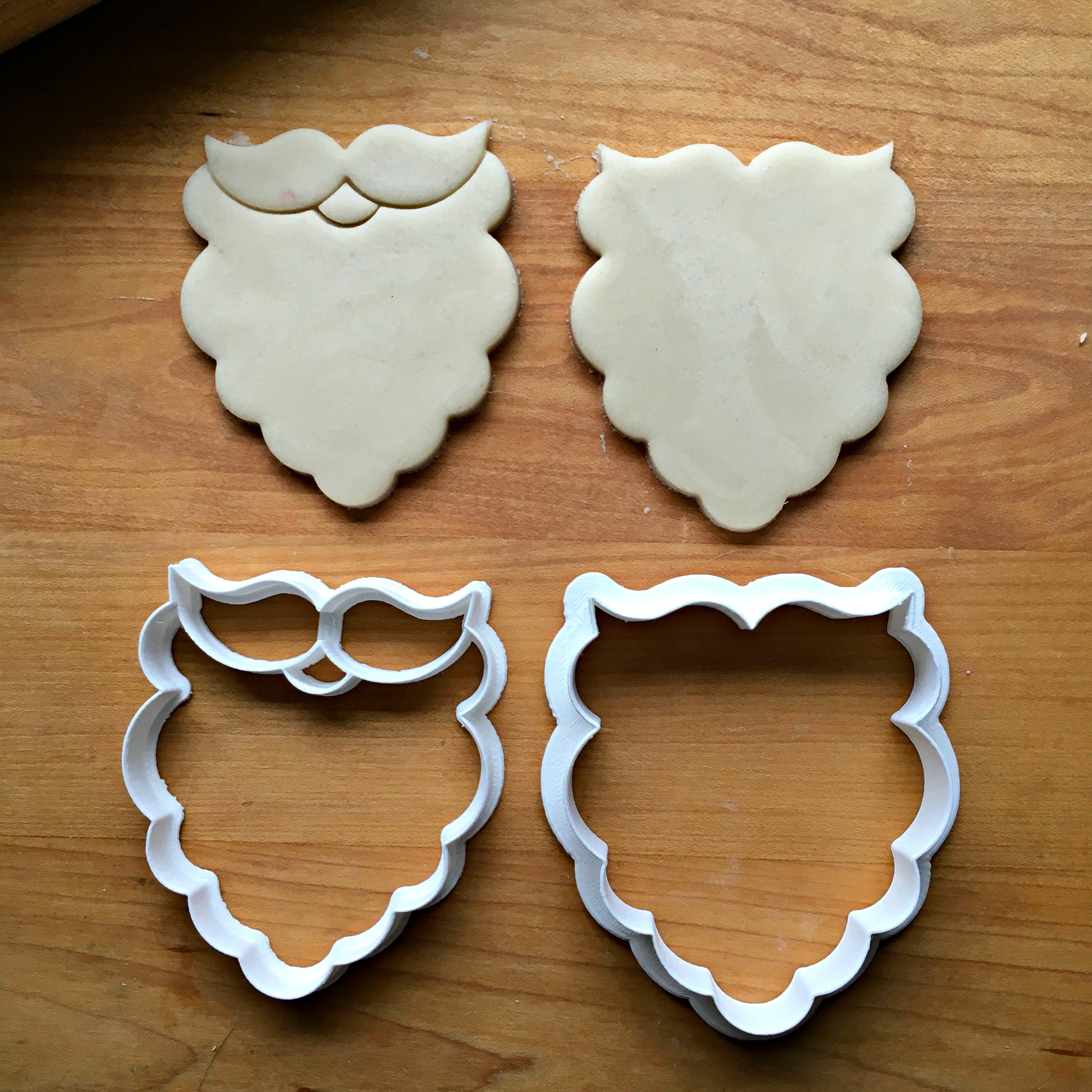 Set of 2 Leprechaun Beard Cookie Cutters/Dishwasher Safe