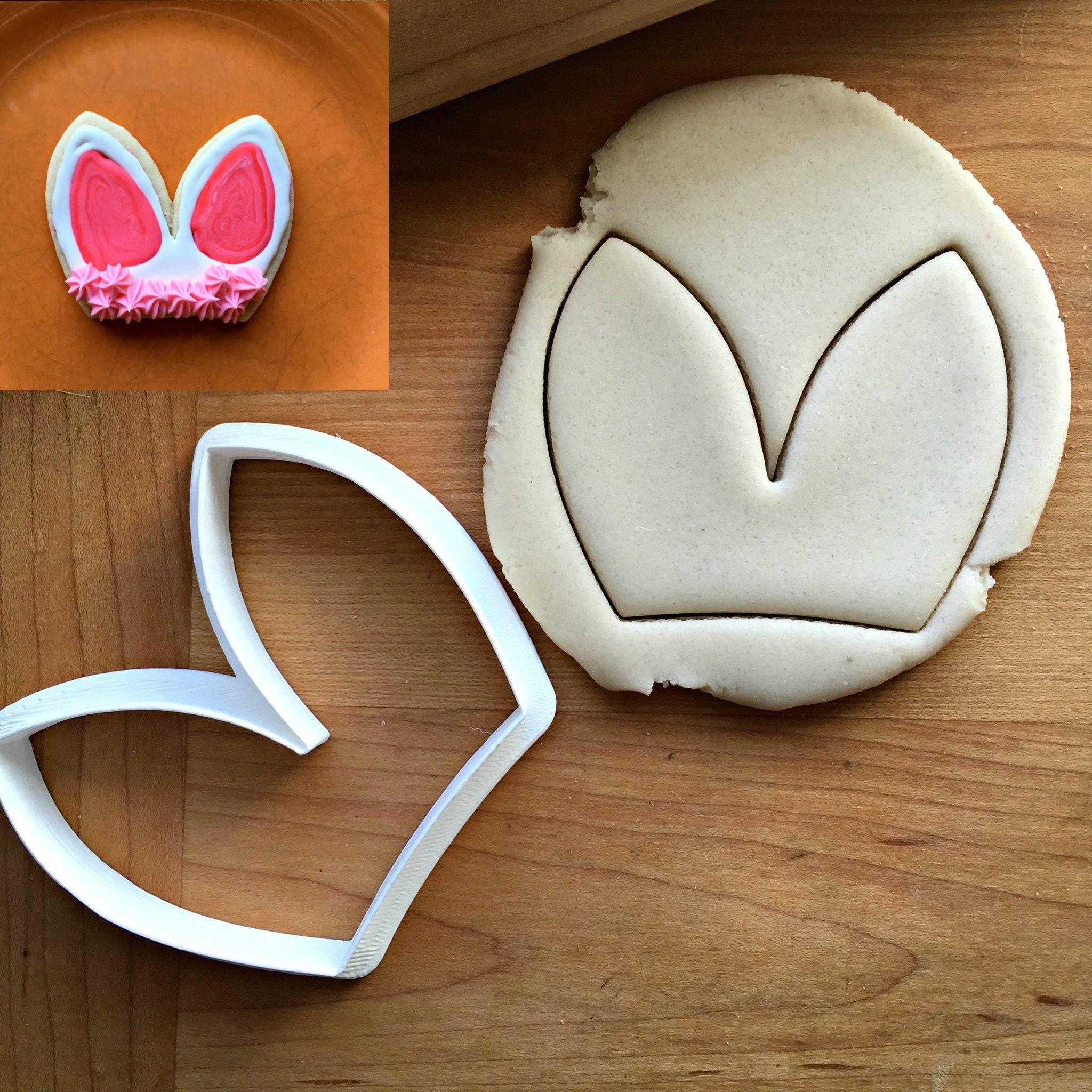 Bunny Ears Cookie Cutter/Dishwasher Safe