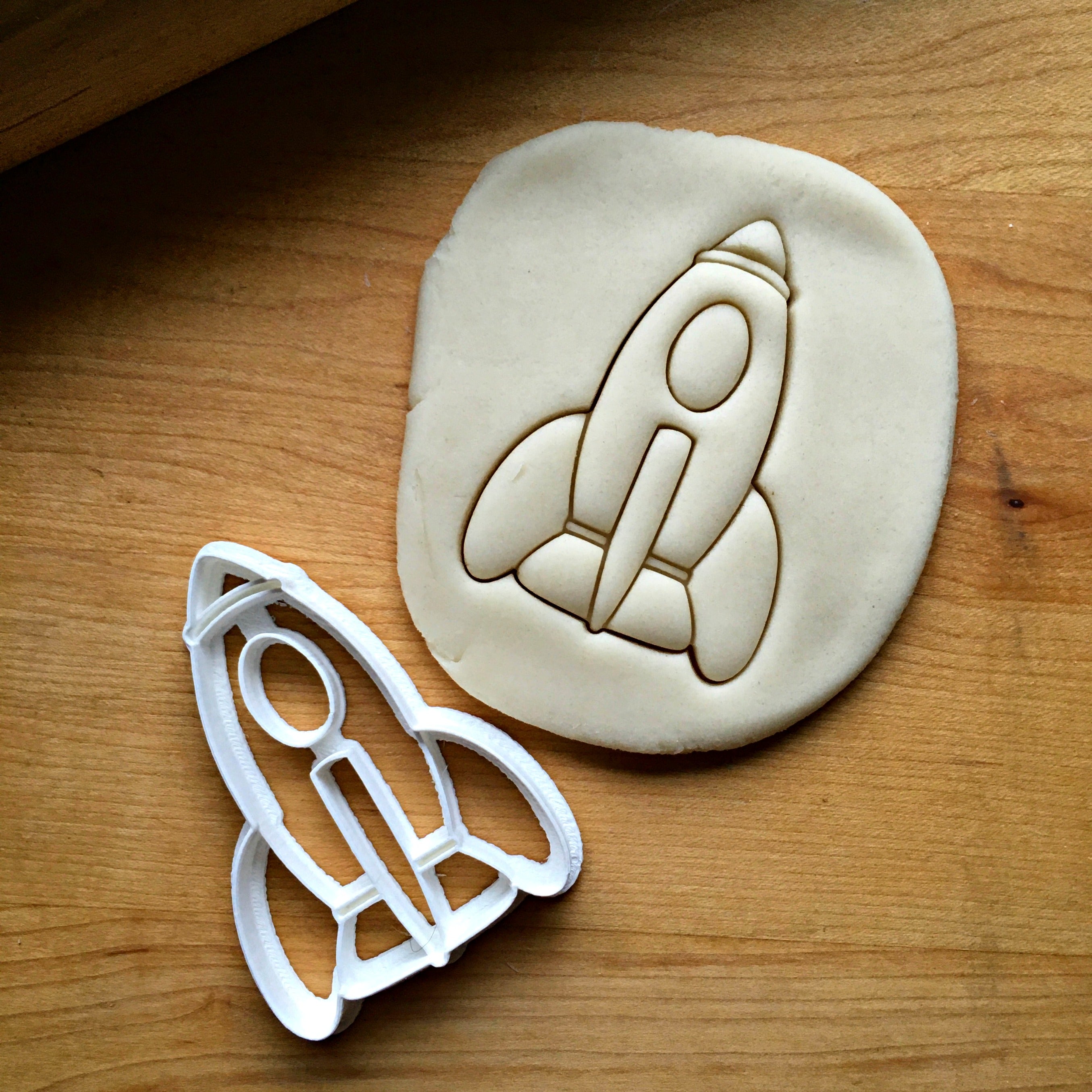 Rocket Ship Cookie Cutter/Dishwasher Safe