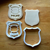 Set of 2 Police Badge Cookie Cutters/Dishwasher Safe