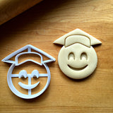 Graduate Emoji Cookie Cutter/Dishwasher Safe