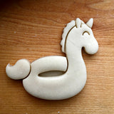 Unicorn Pool Floatie Cookie Cutter/Dishwasher Safe