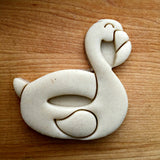 Flamingo Pool Floatie Cookie Cutter/Dishwasher Safe