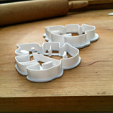 Set of 2 Tropical Leaf Cookie Cutters/Dishwasher Safe