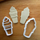 Set of 2 Ice Cream Cone Cookie Cutters/Dishwasher Safe