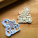 Nautical Number 2 Cookie Cutter/Dishwasher Safe