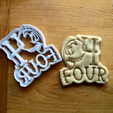 Nautical Number 4 Cookie Cutter/Dishwasher Safe