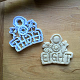 Nautical Number 8 Cookie Cutter/Dishwasher Safe