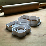 Set of 2 Teddy Bear Cookie Cutters/Dishwasher Safe