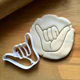 Hang Loose/Hang Ten Cookie Cutter/Dishwasher Safe