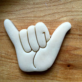 Hang Loose/Hang Ten Cookie Cutter/Dishwasher Safe