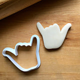 Hang Loose/Hang Ten Cookie Cutter/Dishwasher Safe