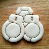Hand Cuffs Cookie Cutter/Dishwasher Safe