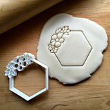 Floral Hexagon Cookie Cutter/Dishwasher Safe