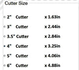 Baby Script Cookie Cutter/Dishwasher Safe