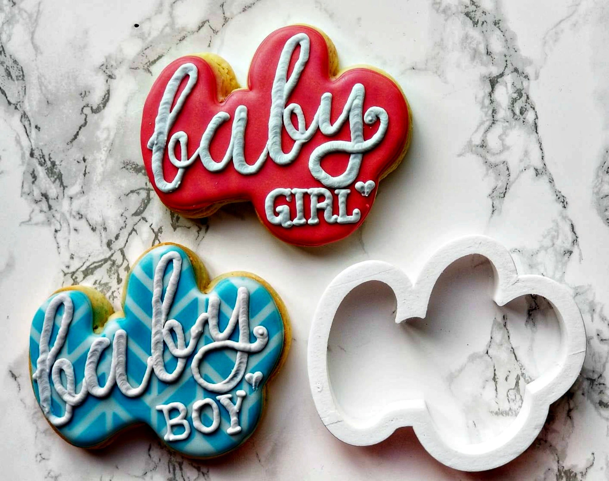 Baby Script Cookie Cutter/Dishwasher Safe