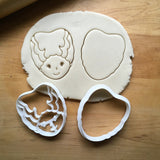 Set of 2 Cute Bride of Frankenstein Cookie Cutters/Dishwasher Safe
