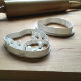 Set of 2 Cute Bride of Frankenstein Cookie Cutters/Dishwasher Safe
