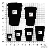 Coffee Cup Cookie Cutter/Dishwasher Safe