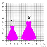 Scallop Dress Cookie Cutter/Dishwasher Safe