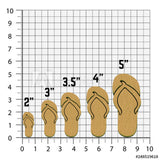 Flip-Flop Cookie Cutter/Dishwasher Safe