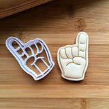 Foam Finger Cookie Cutter/Dishwasher Safe
