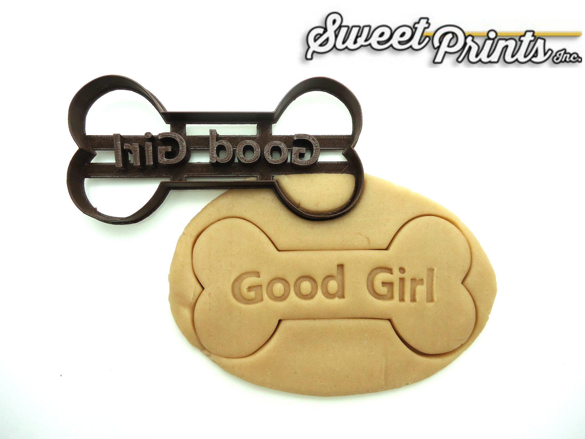 Good Girl Dog Bone Cookie Cutter